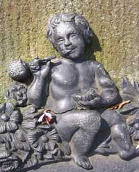 Ausschnitt aus einem Epitaph auf dem Johannisfriedhof in Nürnberg